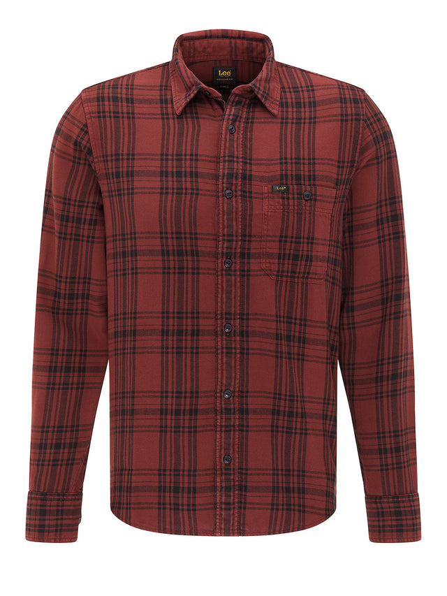 Lee - Shirt - Leesure Shirt Fired Brick