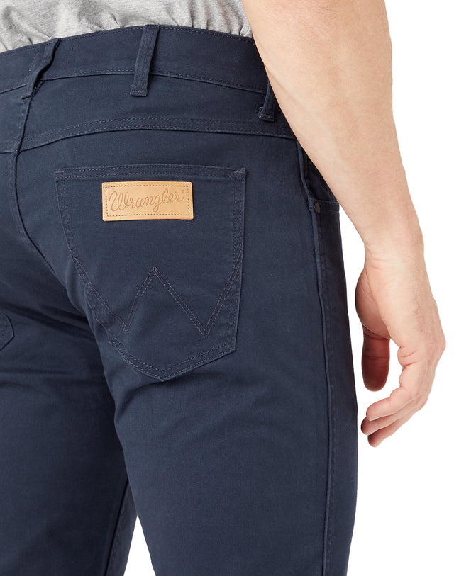 Wrangler - Straight Fit Pants - Greensboro Marine Navy
