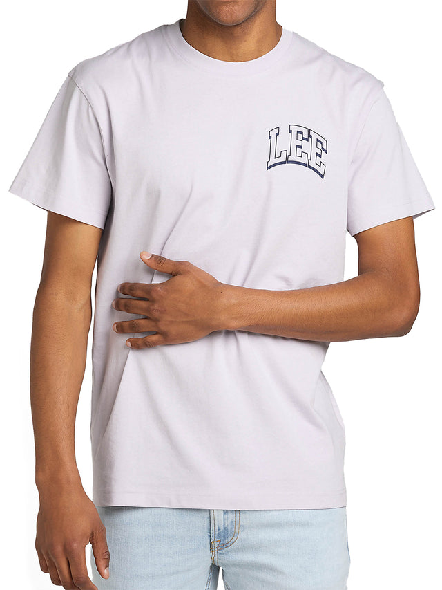 Lee - T-Shirt - Varsity Tee Misty Lilac