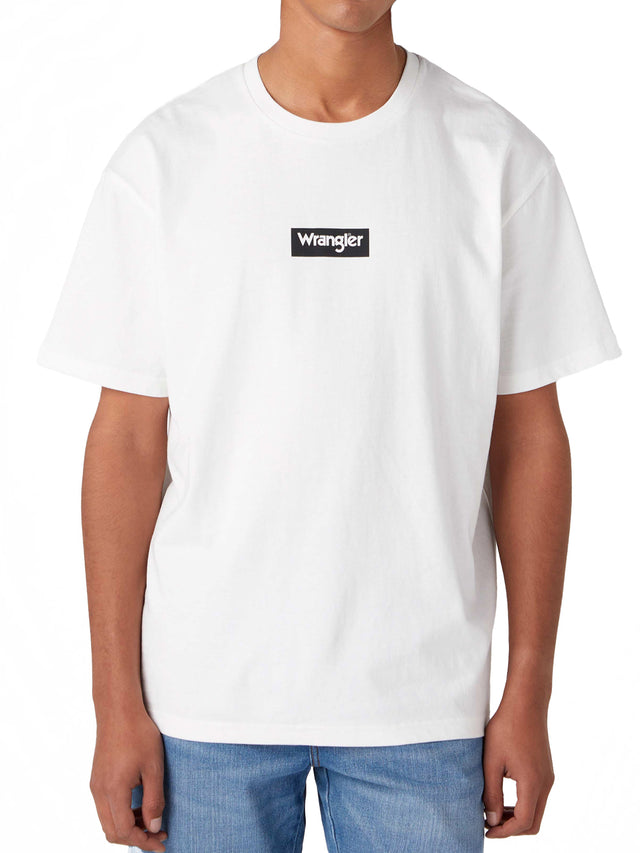 Wrangler - T-Shirt - Small Box Tee White