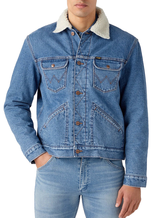 Wrangler - denim jacket - 124MJ Sherpa Wranch