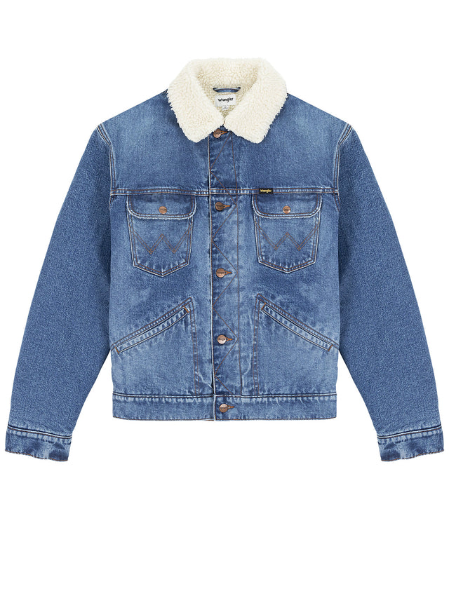 Wrangler - denim jacket - 124MJ Sherpa Wranch