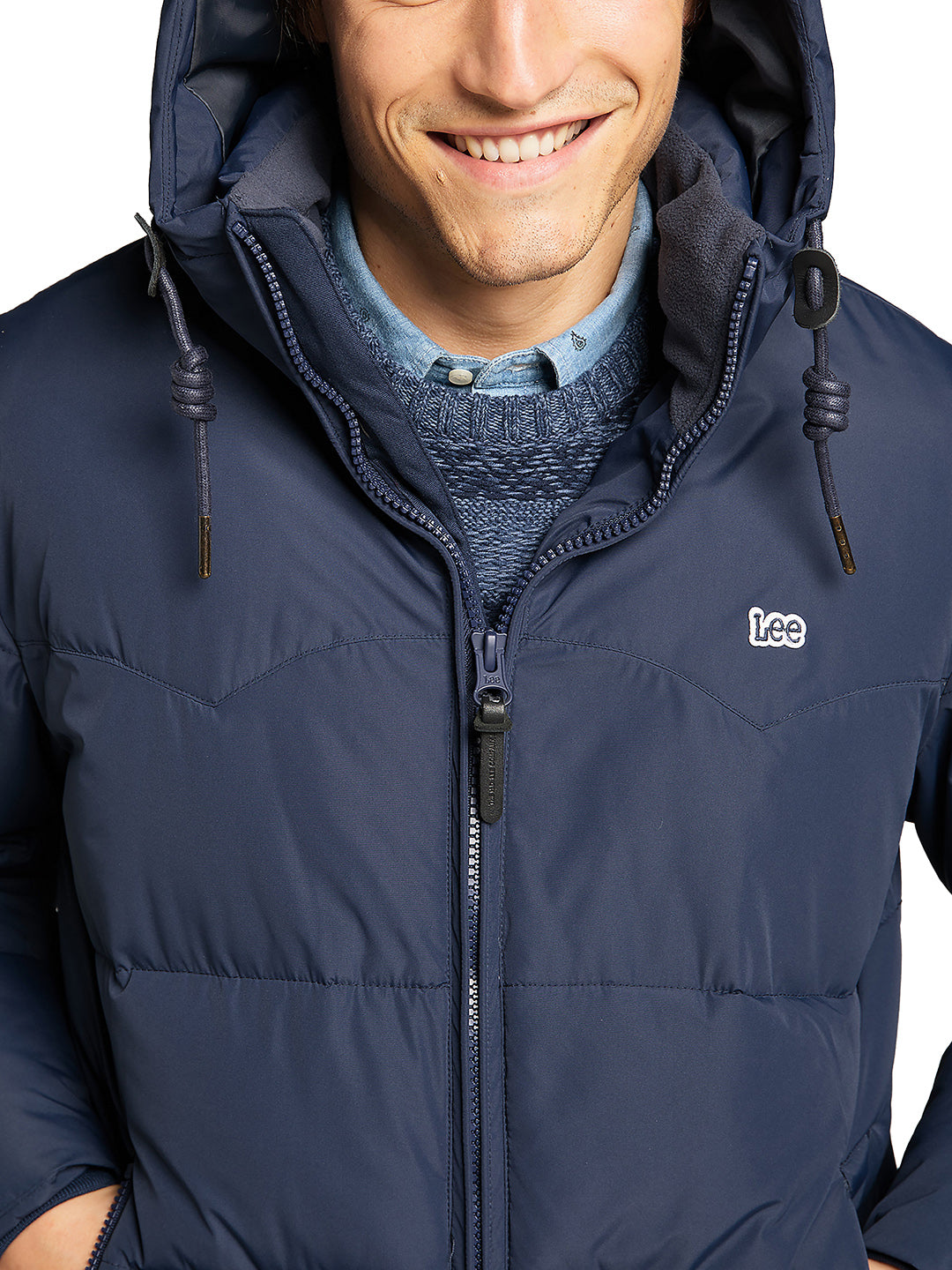 Lee - Winter Jacket - Puffer Jacket Navy