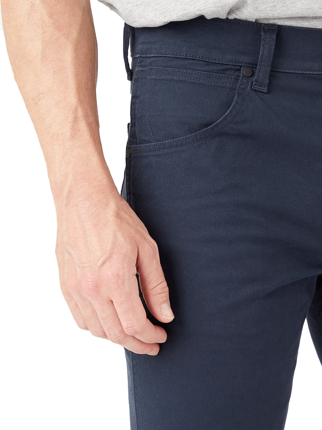 Wrangler - Straight Fit Pants - Greensboro Marine Navy