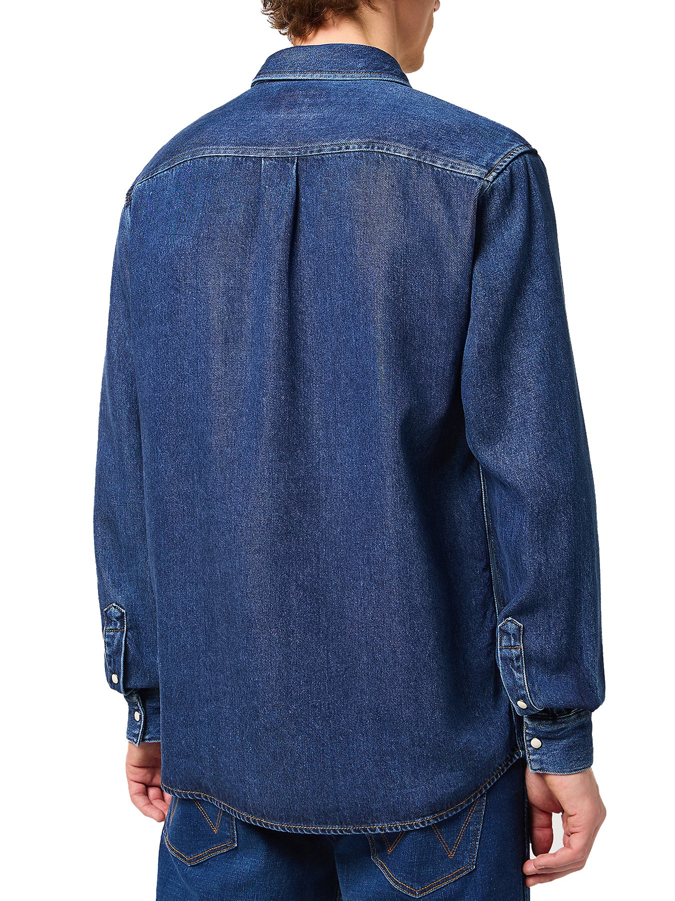 Wrangler - Denim Shirt - 1 PKT SHIRT Dark Stone