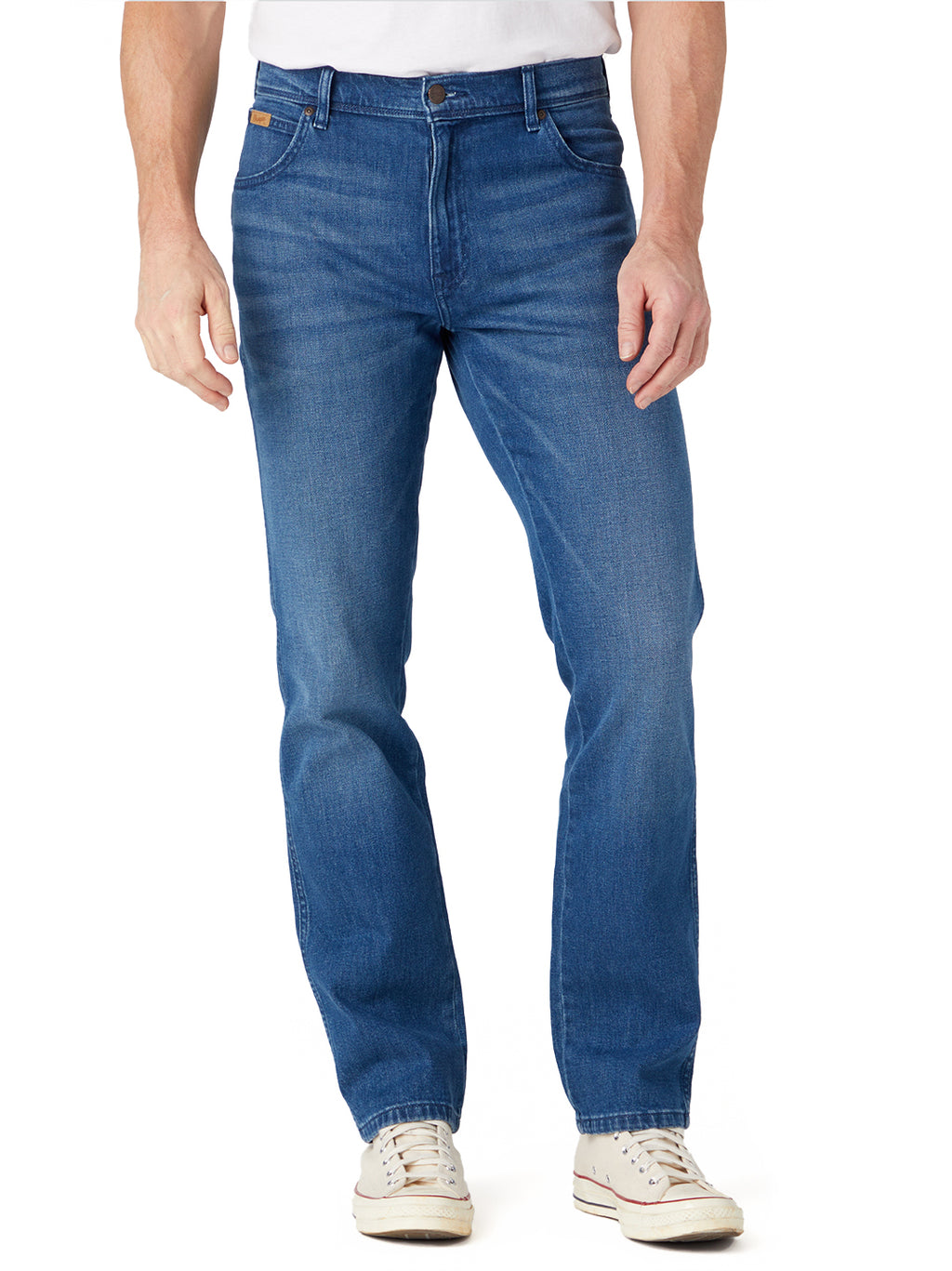 Wrangler - Straight Fit Jeans - Texas Aries Blue