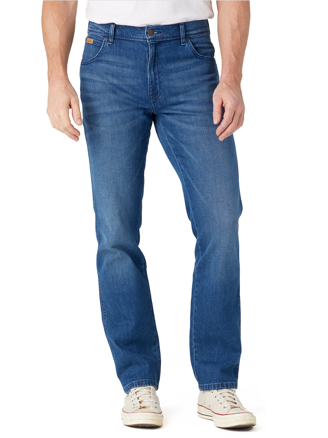 Wrangler - Straight Fit Jeans - Texas Aries Blue