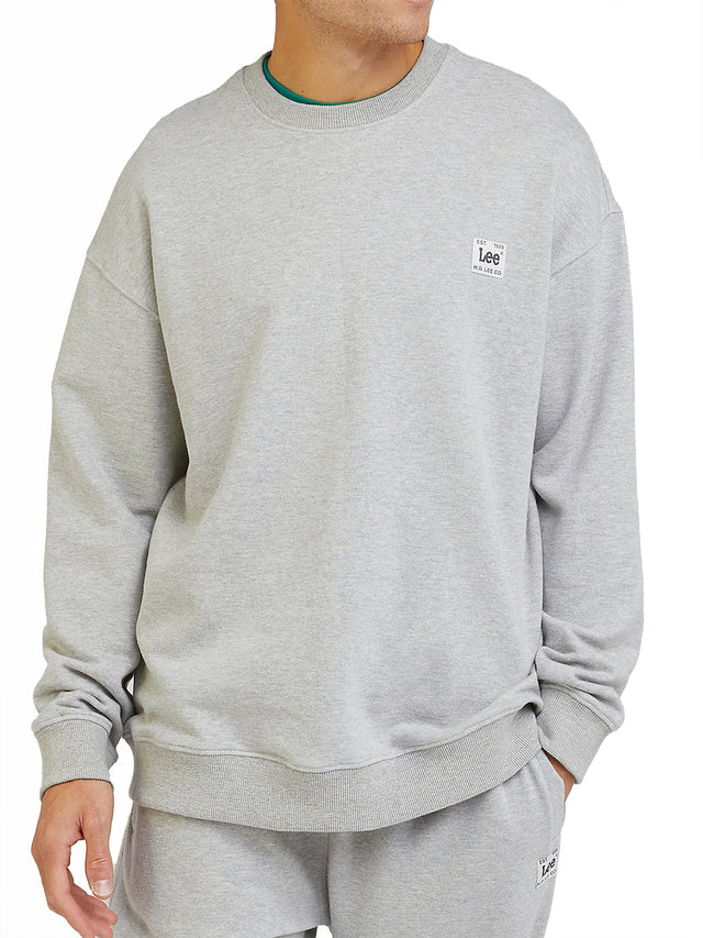 Lee - Sweater - Core Loose Sharp Grey Mele
