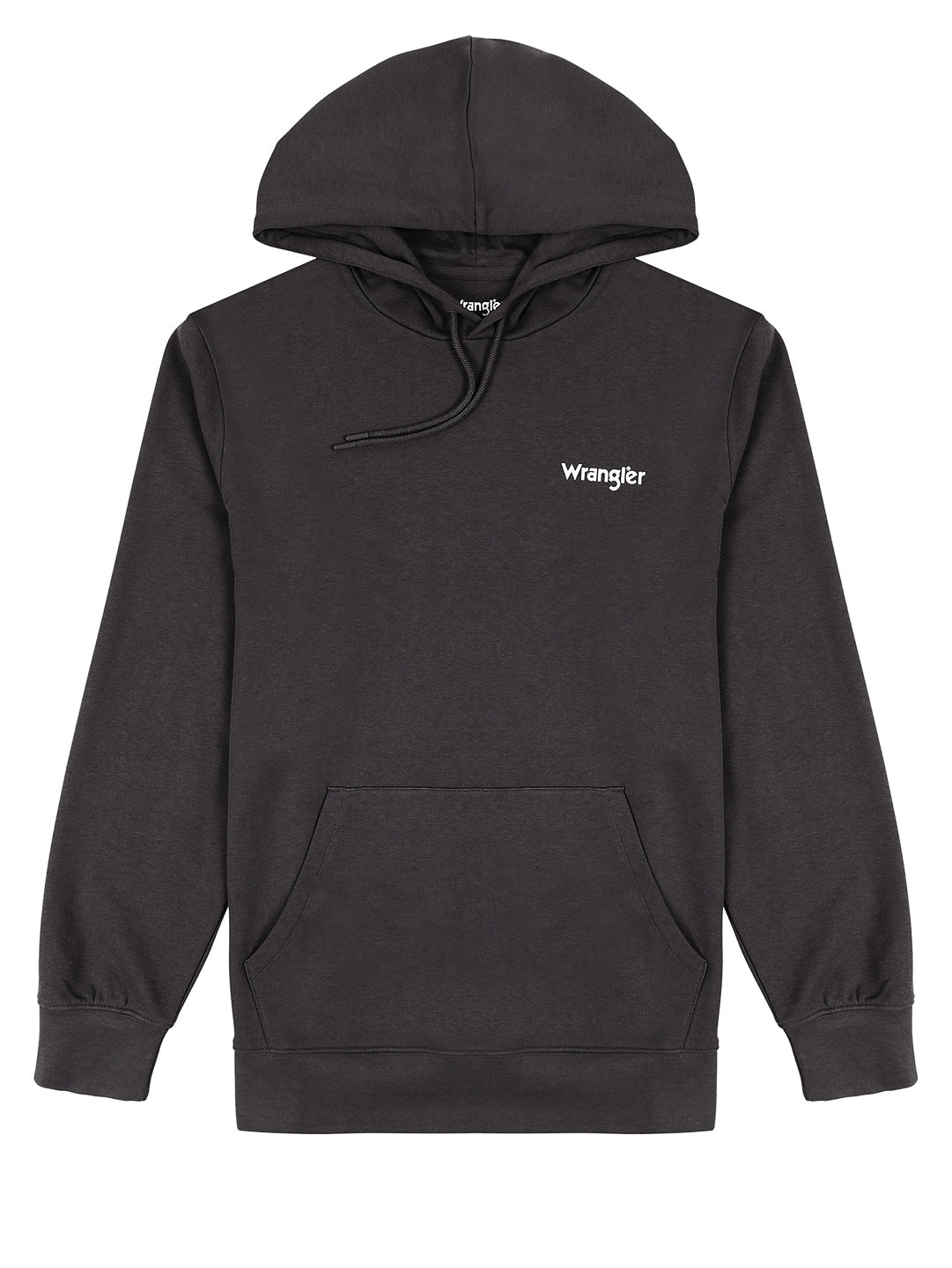 Wrangler - Hoodie - Logo Hoodie Faded Black
