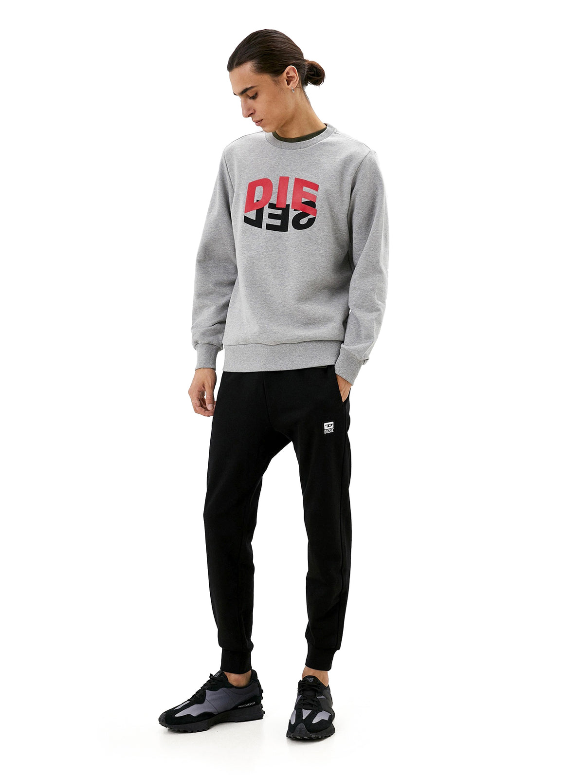Diesel - Pullover - S-GIRK-N80 Grey
