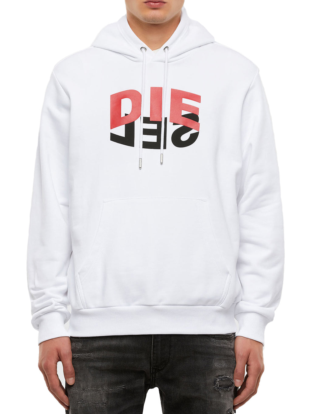 Diesel - Hoodie - S-GIRK-HOOD-N1 White