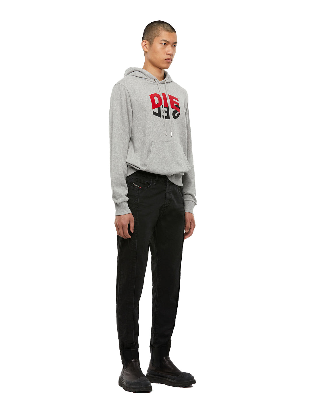 Diesel - Hoodie - S-GIRK-HOOD-N1 Grey