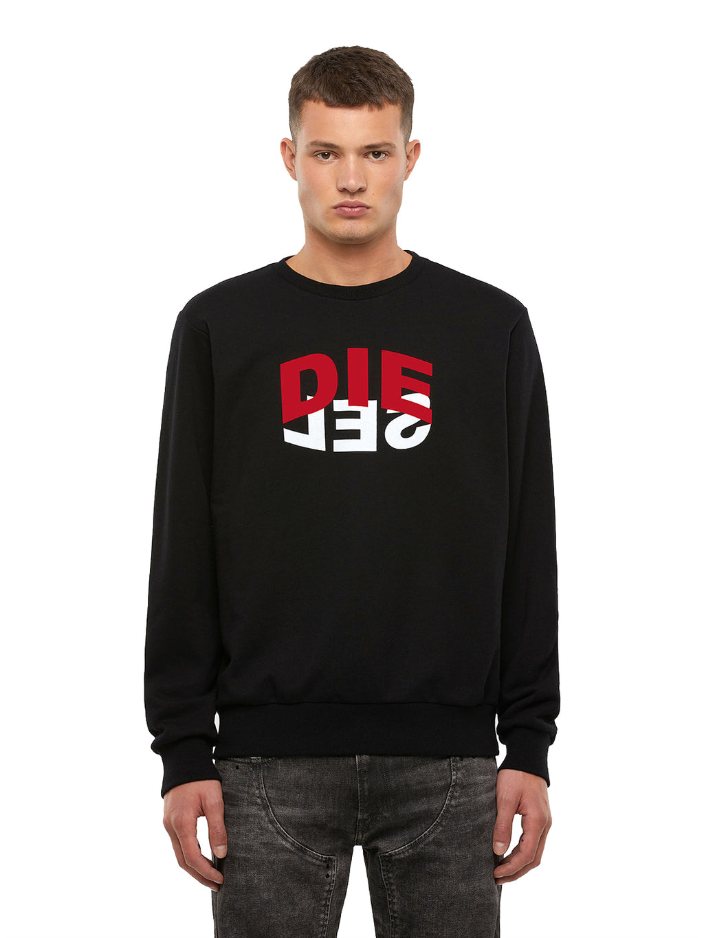 Diesel - Pullover - S-GIRK-N80 Black