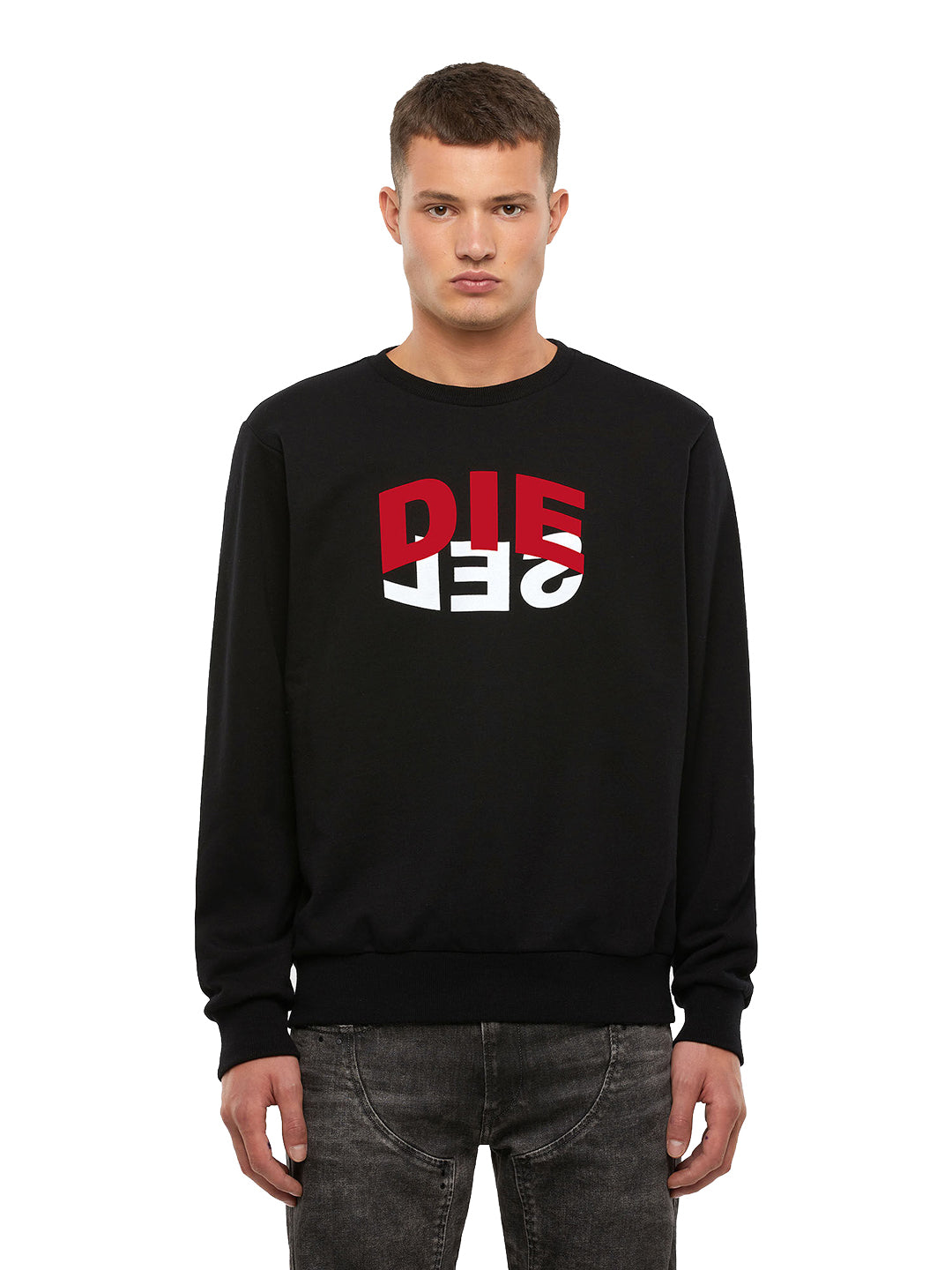 Diesel - Pullover - S-GIRK-N80 Black