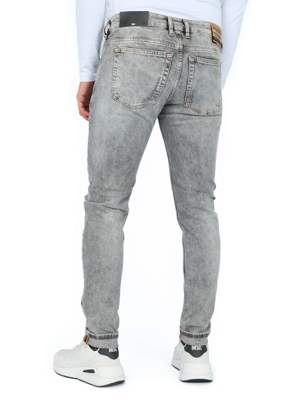 Diesel - Skinny Fit Jeans - 1979 Sleenker R86AT Grey