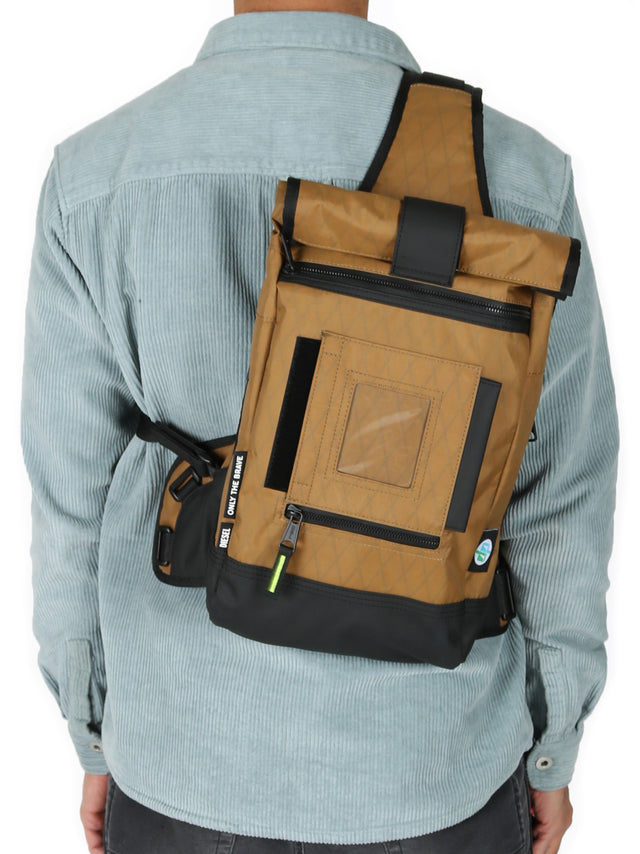 Diesel - One-Shoulder Backpack - KOGA Brown