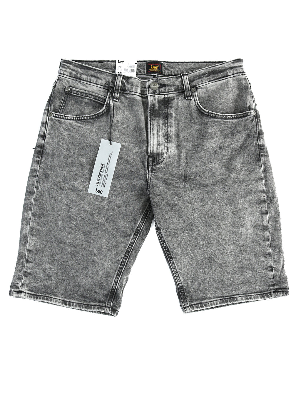 Lee - Regular Fit Denim Shorts - 5 POCKET Grey Storm