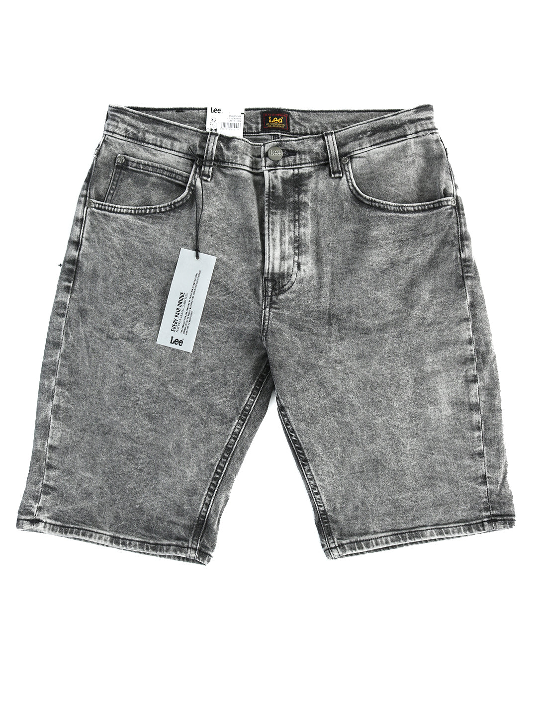 Lee - Regular Fit Denim Shorts - 5 POCKET Grey Storm