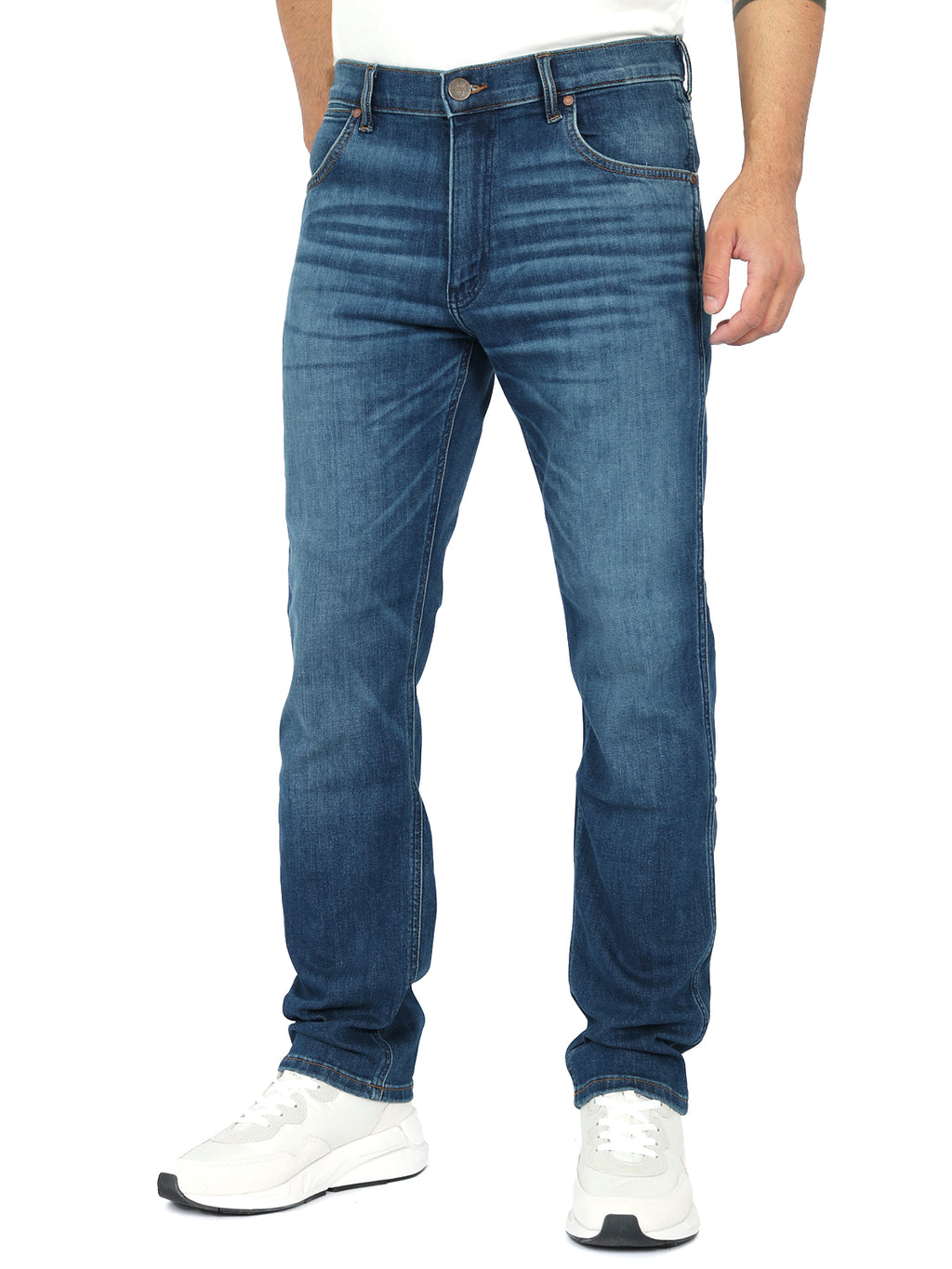 Wrangler - Straight Fit Jeans - Greensboro Hare