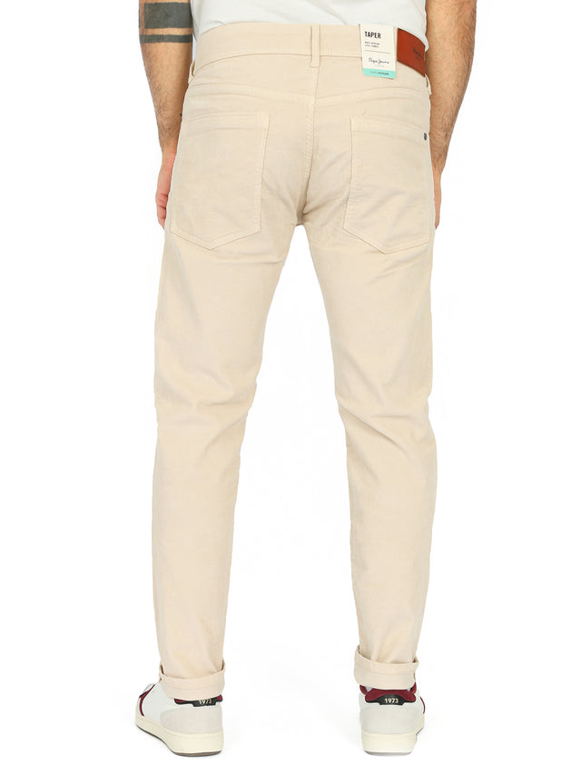 Pepe Jeans - Tapered Fit Corduroy Trousers - Stanley Sand