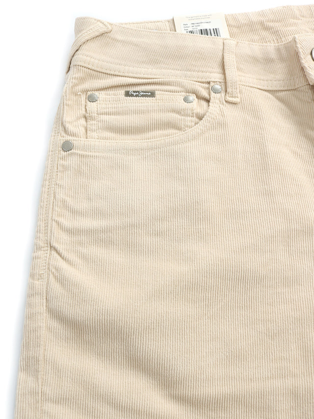 Pepe Jeans - Tapered Fit Corduroy Trousers - Stanley Sand