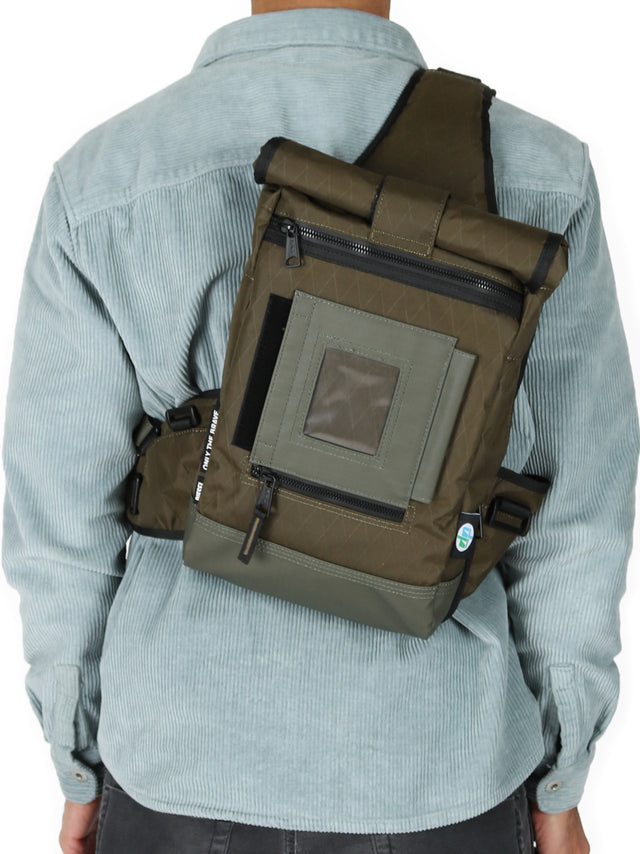 Diesel - One-Shoulder Backpack - KOGA Khaki