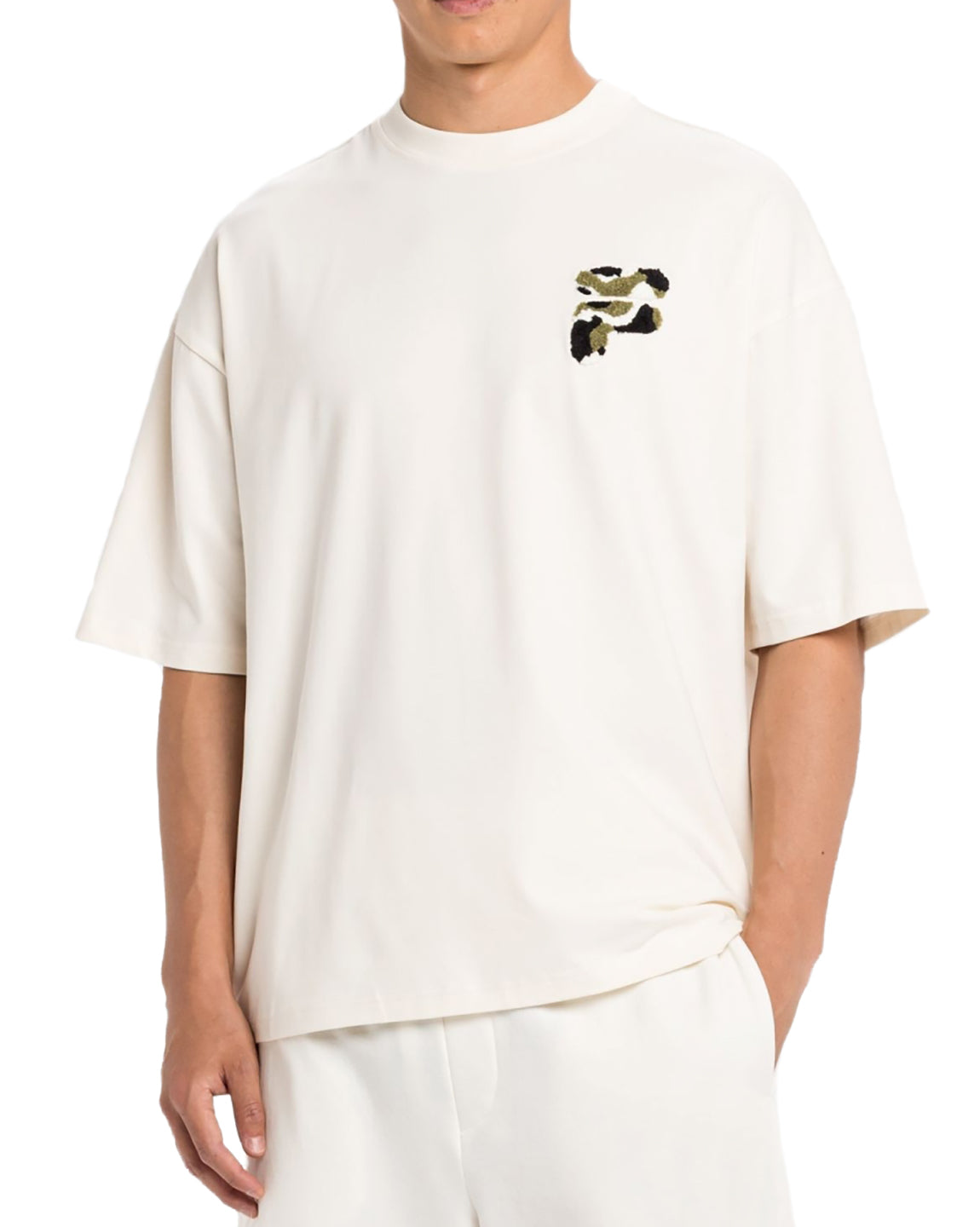 Fila - Oversize T-Shirt - Cottens Cream White