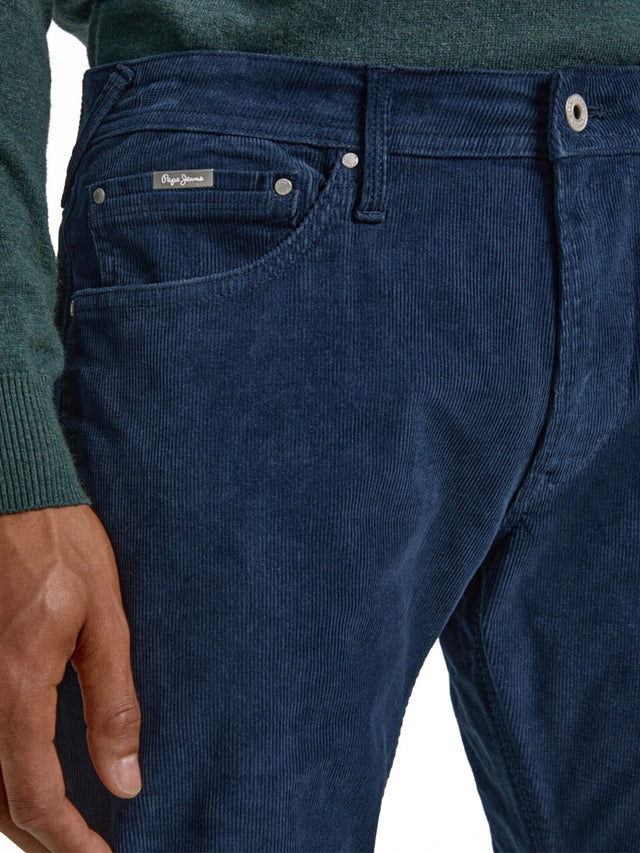 Pepe Jeans - Tapered Fit Corduroy Trousers - Stanley Dulwich
