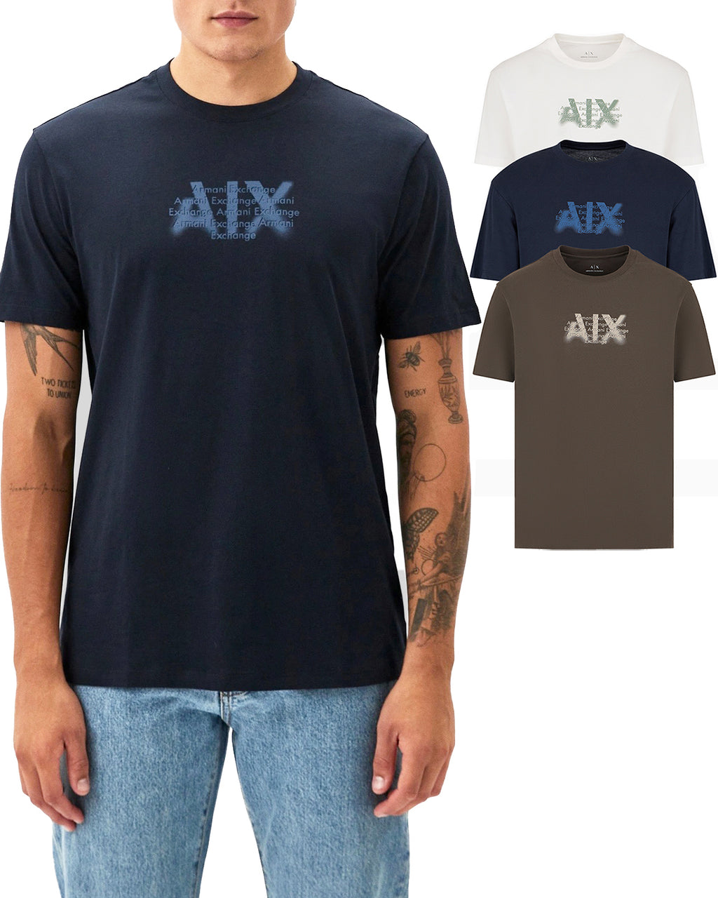 Armani Exchange - Regular Fit T-Shirt - 6DZTHH