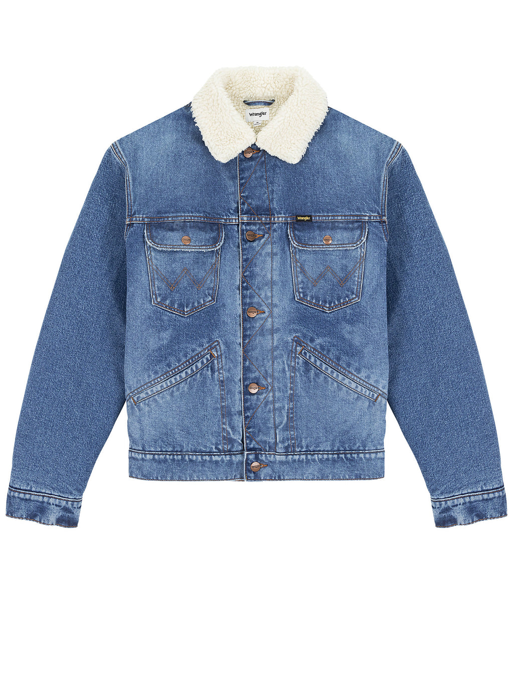 Wrangler - denim jacket - 124MJ Sherpa Wranch