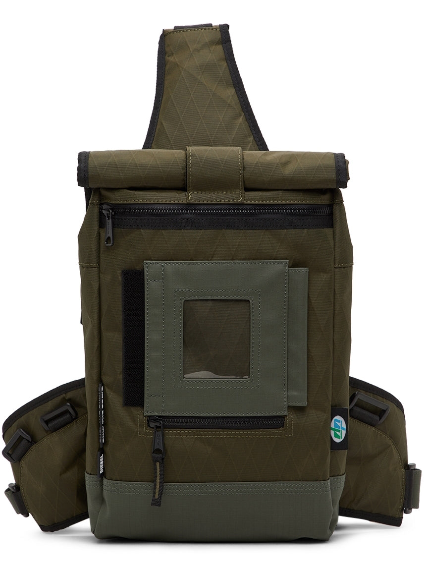Diesel - One-Shoulder Backpack - KOGA Khaki