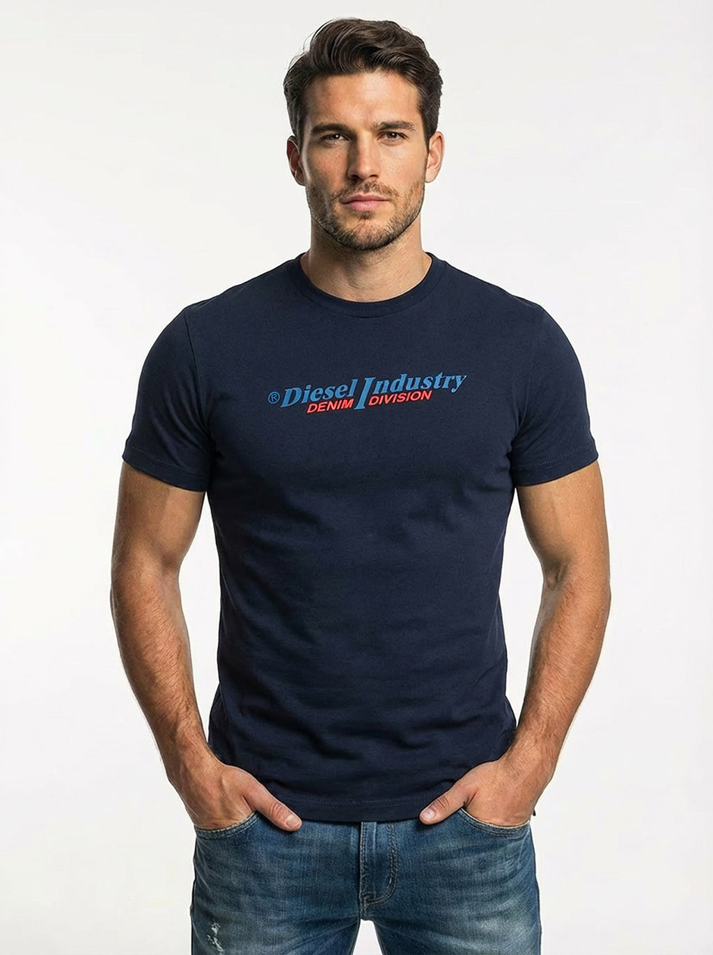 Diesel - Slim Fit T-Shirt - T-Diegor New Industries 8AT