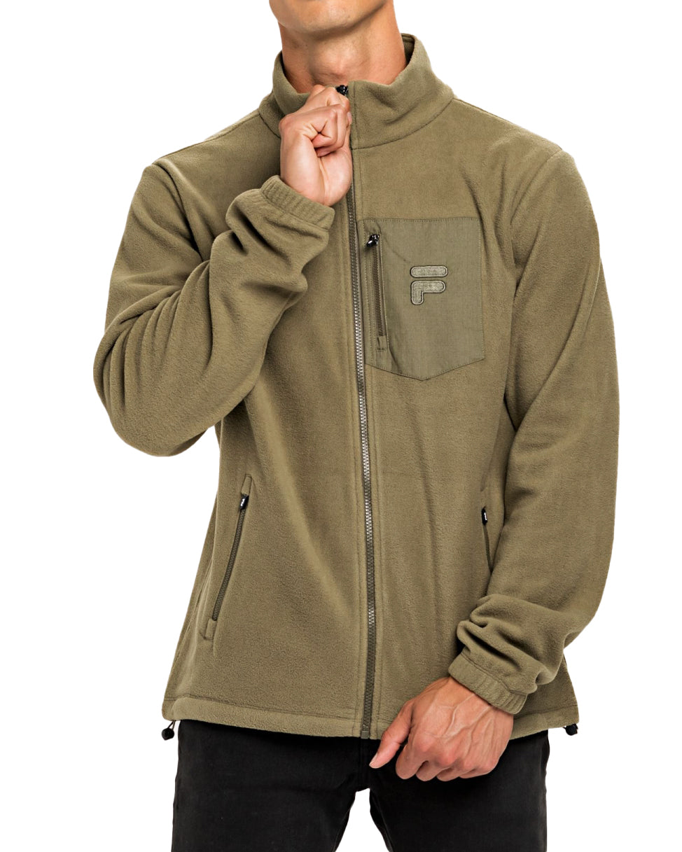 FILA - Fleece Jacket - PAXTON Olive