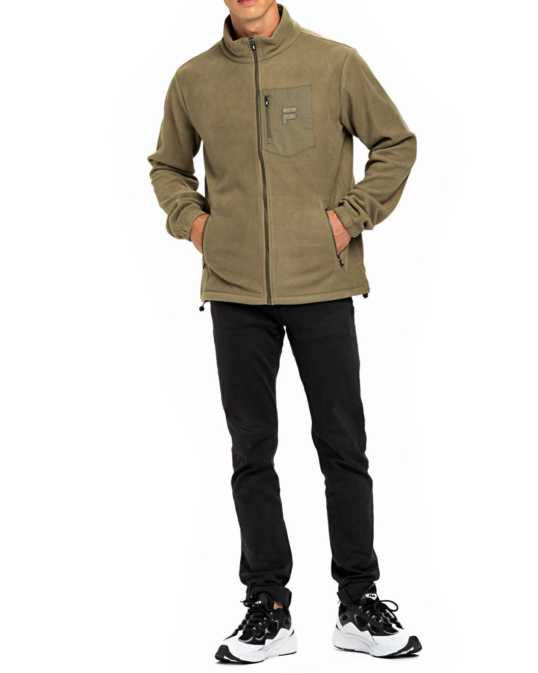 FILA - Fleece Jacket - PAXTON Olive