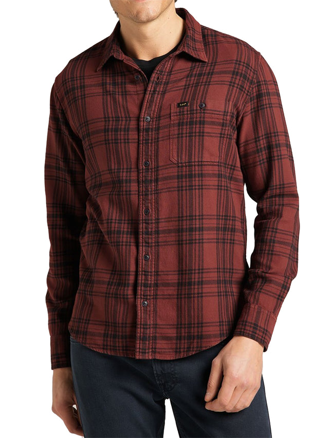 Lee - Shirt - Leesure Shirt Fired Brick