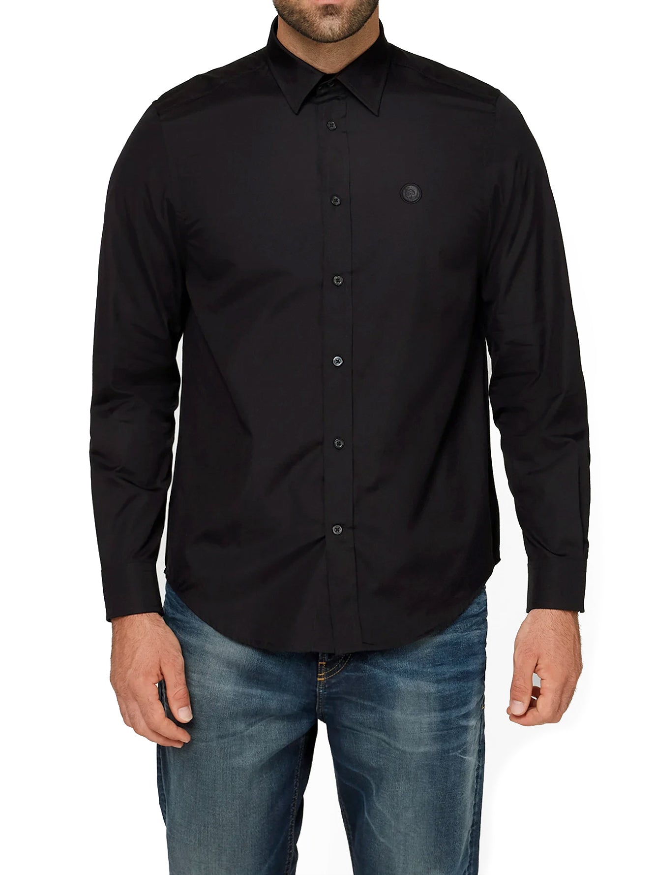 Diesel - Slim Fit Business Shirt - S-Bill Black